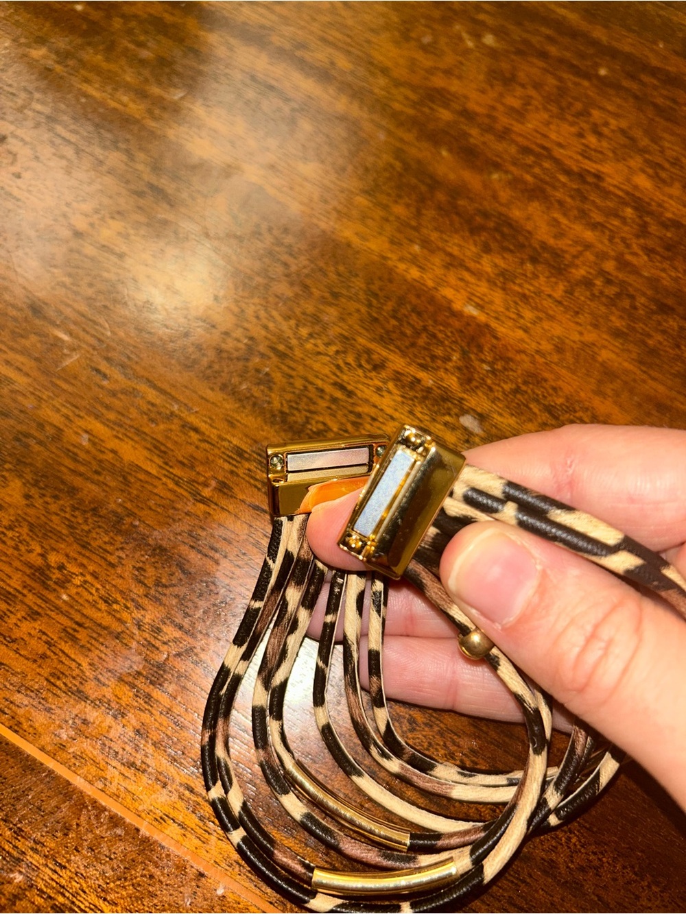 Leopard print bracelet - Picture 4 of 5